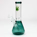 7" color glass water beaker bong Glass Bong ONE Teal