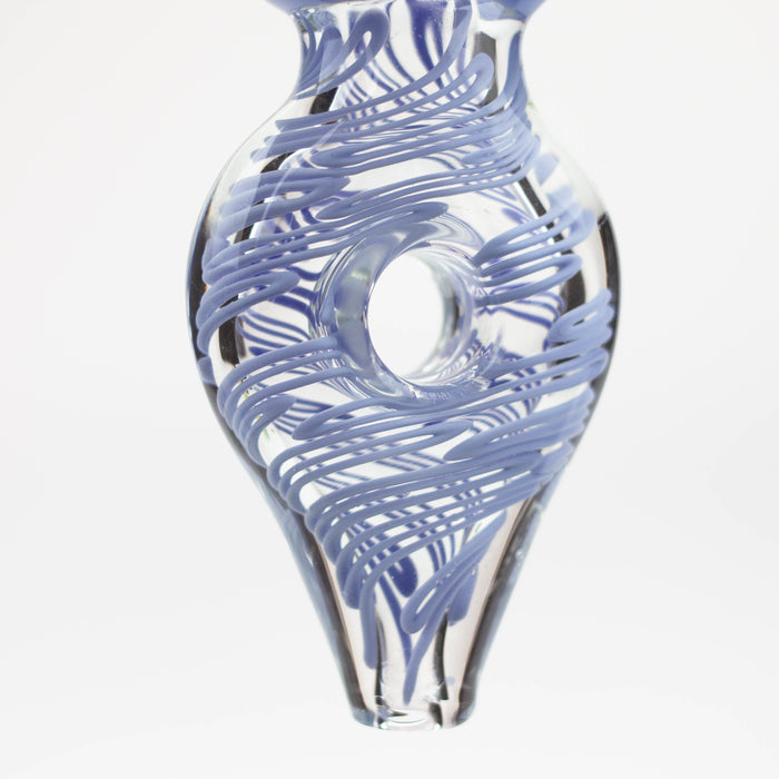 4.5" American color donut soft glass hand pipe [AM02] Glass Hand Pipe ONE