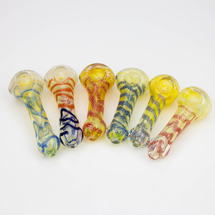 4.5" soft glass hand pipe [AP5086] Glass Pipe ONE