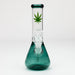 7" color glass water beaker bong Glass Bong ONE
