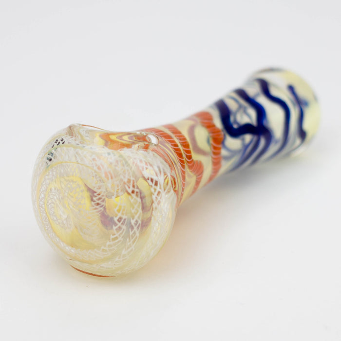 4.5" soft glass hand pipe [AP5086] Glass Pipe ONE