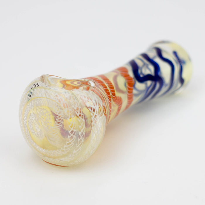 4.5" soft glass hand pipe [AP5086]