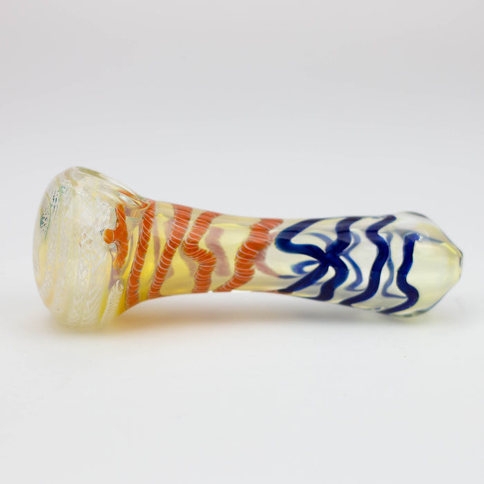 4.5" soft glass hand pipe [AP5086] Glass Pipe ONE