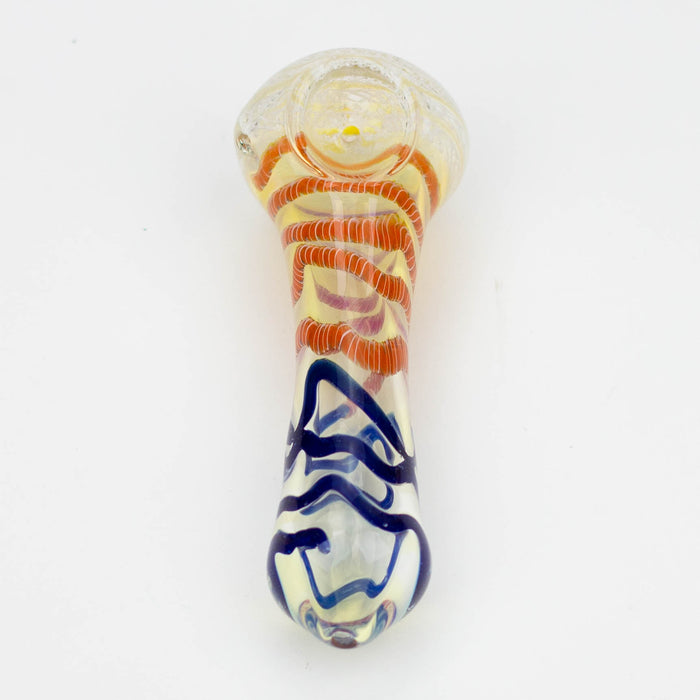 4.5" soft glass hand pipe [AP5086] Glass Pipe ONE