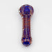 5" Spider web glass hand pipe Glass Pipe ONE