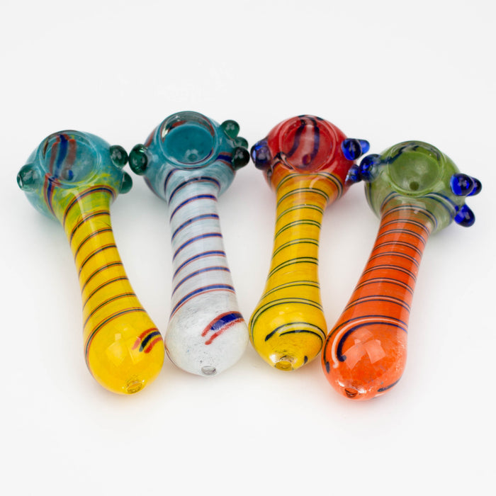 4.5" soft glass hand pipe [AP5112] Glass Pipe ONE