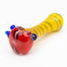 4.5" soft glass hand pipe [AP5112] Glass Pipe ONE