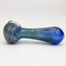 5" Gold fumed blue glass hand pipe Glass Pipe ONE