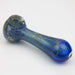 5" Gold fumed blue glass hand pipe Glass Pipe ONE