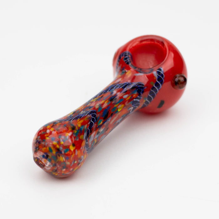 4.5" soft glass hand pipe [AP5221] Glass Pipe ONE
