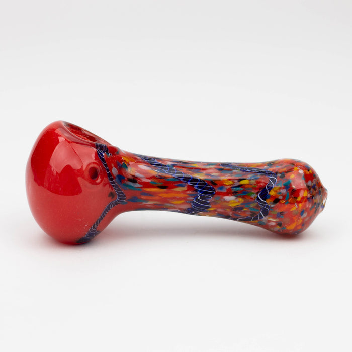 4.5" soft glass hand pipe [AP5221] Glass Pipe ONE