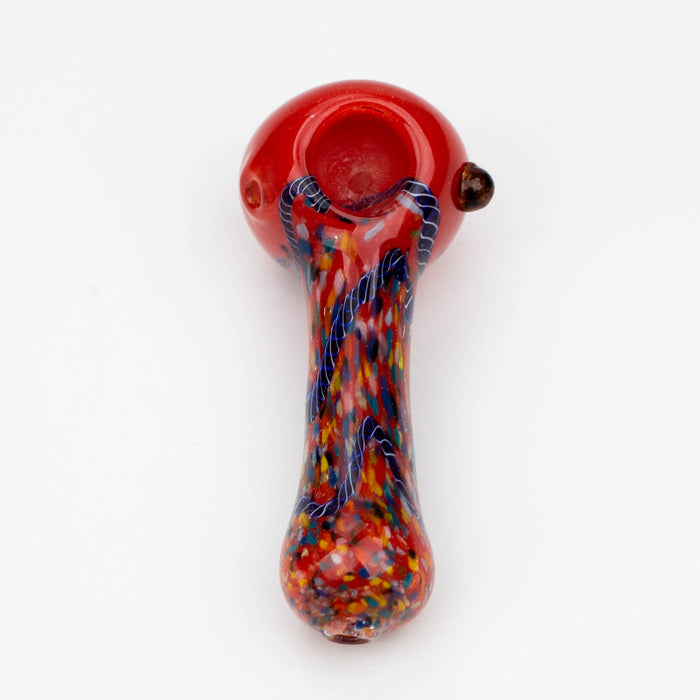4.5" soft glass hand pipe [AP5221] Glass Pipe ONE