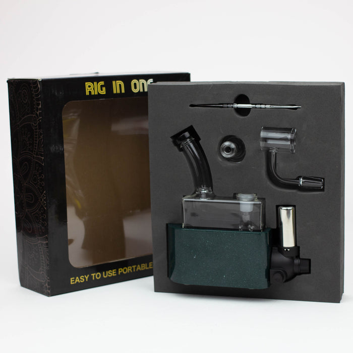 Rig In One Portable Dab Rig [PAT21892] Glass Rig Canadian Distributor
