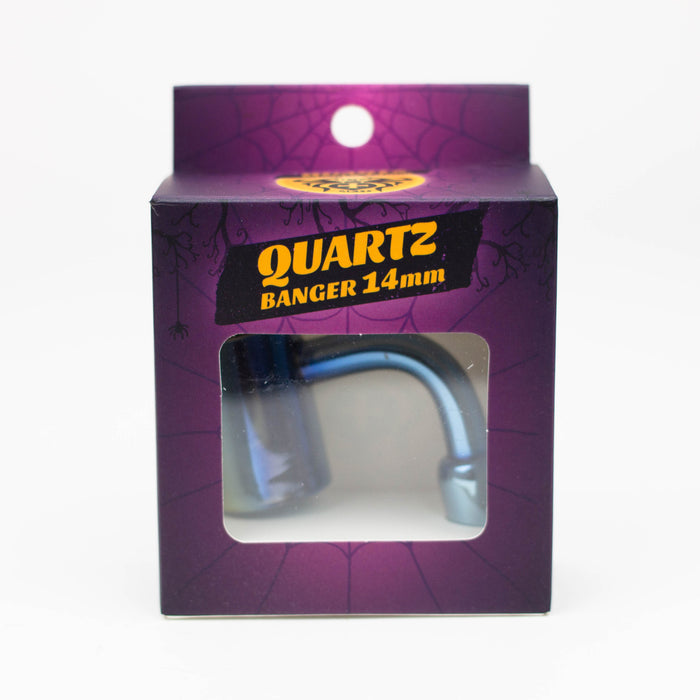 Xtreme Quartz Electroplating Flat Top Banger Display of 12 Bongs Accessories Canadian Distributor