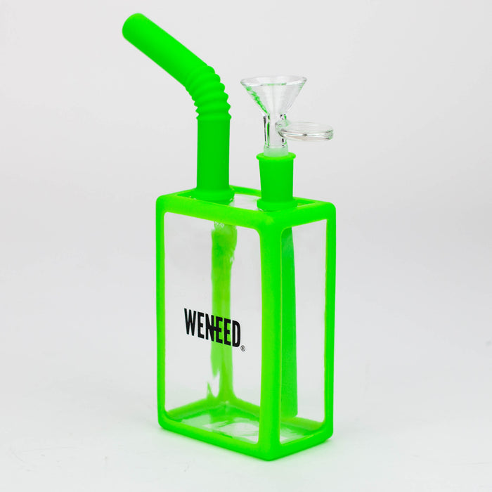 WENEED®- 8" Silicone Juice Box bong