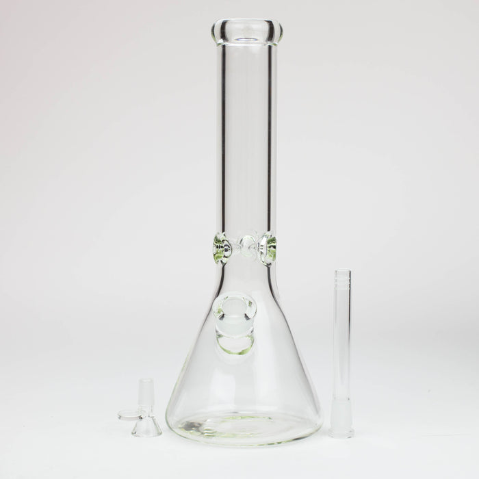 13.5" Classic beaker 7 mm glass water bong