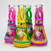 12.5" Resin 3D artwork 7mm glass beaker water bong [TS112] Resin · Silicone · Plastic Bong ONE
