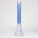 18" Leaf Glow in the dark 7 mm glass water bong Glass Bong ONE