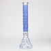 18" Leaf Glow in the dark 7 mm glass water bong Glass Bong ONE