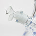 18" Leaf Glow in the dark 7 mm glass water bong Glass Bong ONE