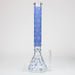 18" Leaf Glow in the dark 7 mm glass water bong Glass Bong ONE