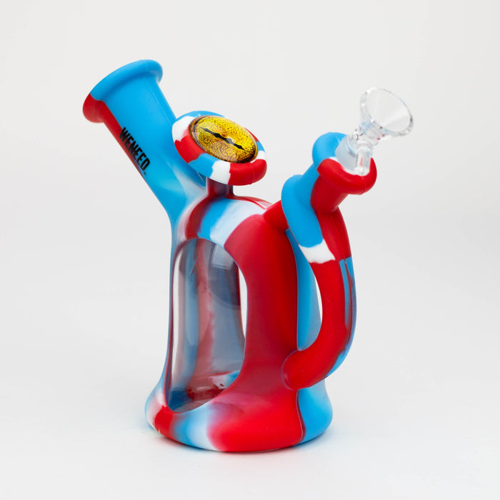 WENEED®- 7" Silicone Sprinking Can Rig Bongs WENEED® Blue/Red