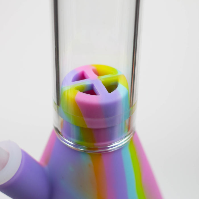 WENEED®- 12" Silicone Glass Beaker bong Resin · Silicone · Plastic Bong WENEED®