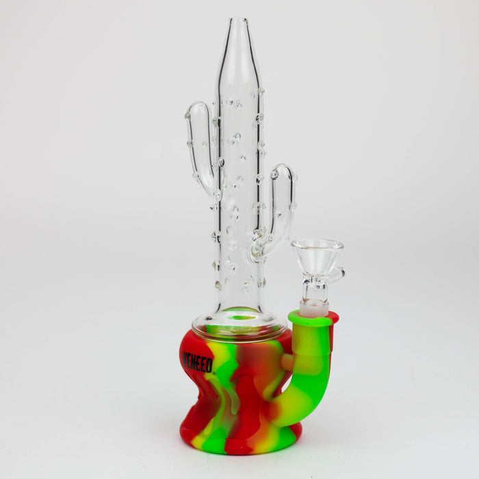 WENEED®- 9" Silicone Cactus bong Resin · Silicone · Plastic Bong WENEED®