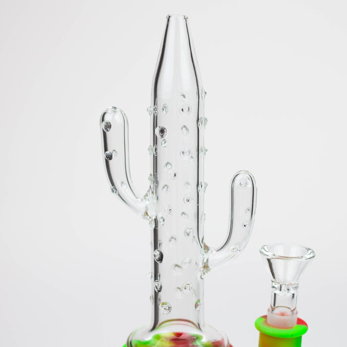WENEED®- 9" Silicone Cactus bong Resin · Silicone · Plastic Bong WENEED®