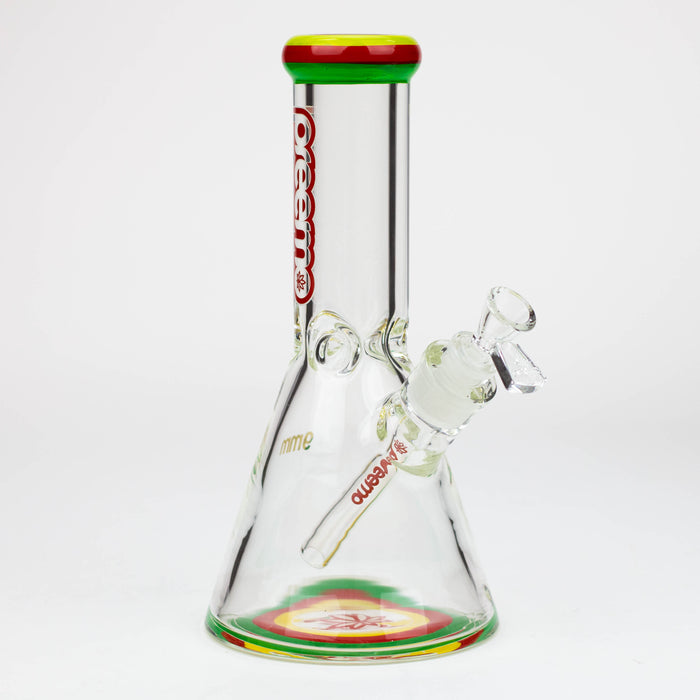 preemo - 10.5 inch Triple Band Beaker [P022] Glass Bong preemo Red