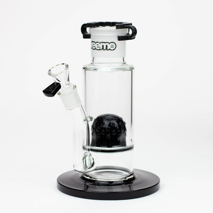 preemo - 10 inch Dome Perc Straight Base [P043] Glass Bong preemo Black