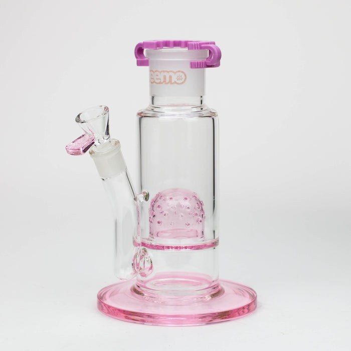 preemo - 10 inch Dome Perc Straight Base [P043] Glass Bong preemo Pink