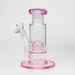 preemo - 10 inch Dome Perc Straight Base [P043] Glass Bong preemo Pink