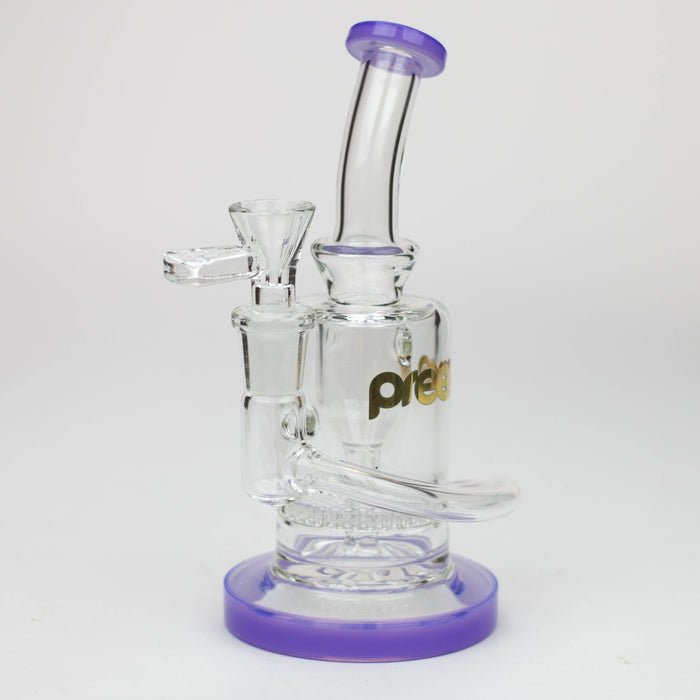 preemo - 6.5 inch Honeycomb Bubbler [P070] Glass Bong preemo Purple