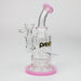 preemo - 6.5 inch Honeycomb Bubbler [P070] Glass Bong preemo Pink