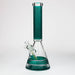 preemo - 15 inch 9mm Painted Sandblast Beaker [P057] Glass Bong preemo GREEN