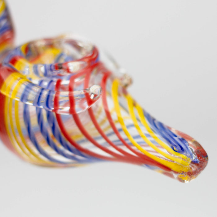 5" Duck glass hand pipe Glass Pipe ONE