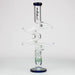 20" Xtream Zig-zag 7 mm glass water bong [XTR333] Beaker Bong Canadian Distributor Blue
