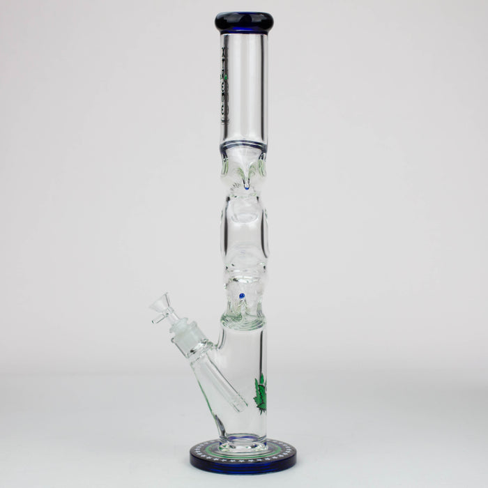 20" Xtream Zig-zag 7 mm glass water bong [XTR333] Beaker Bong Canadian Distributor