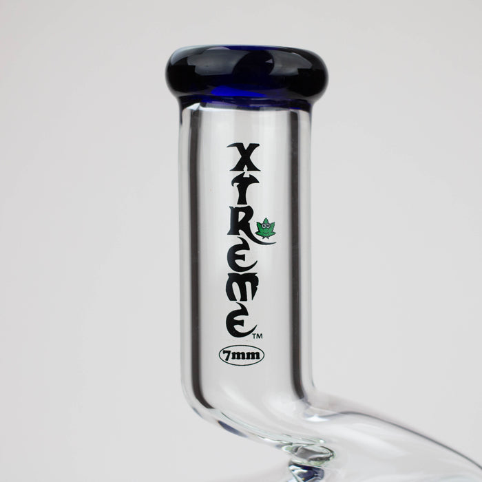 20" Xtream Zig-zag 7 mm glass water bong [XTR333] Beaker Bong Canadian Distributor