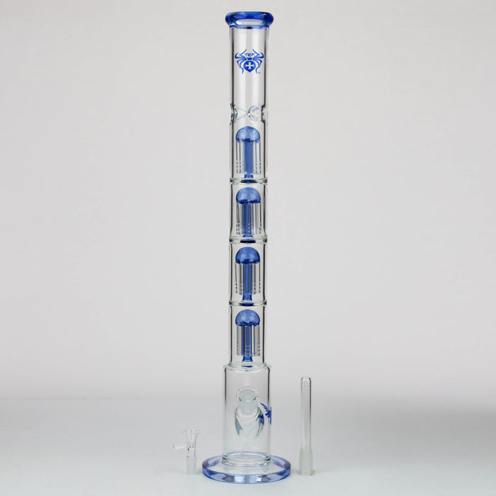 26" Xtreme Quad-percolator 7 mm glass Bong [XTR411] Glass Bong Canadian Distributor