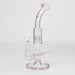 10" inline diffuser glass bong [AK904] Glass Bong Canadian Distributor Pink