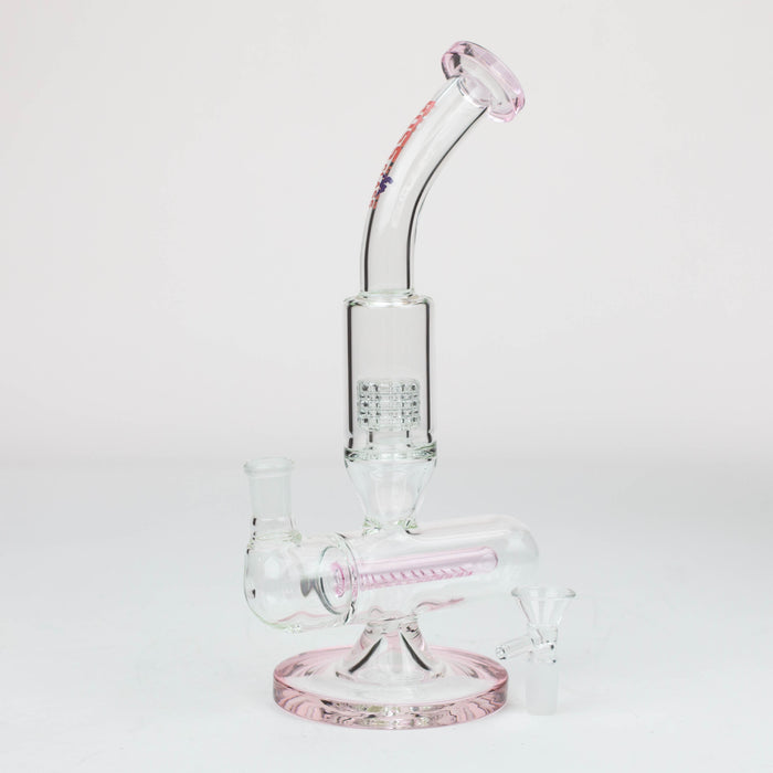 10" inline diffuser glass bong [AK904] Glass Bong Canadian Distributor