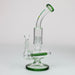 10" inline diffuser glass bong [AK904] Glass Bong Canadian Distributor Green