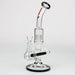 10" inline diffuser glass bong [AK904] Glass Bong Canadian Distributor Black