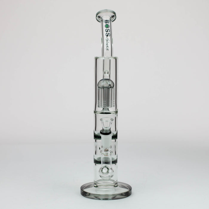 16" tree arm percolator and honeycomb diffuser glass bong [B8] Bongs Canadian Distributor