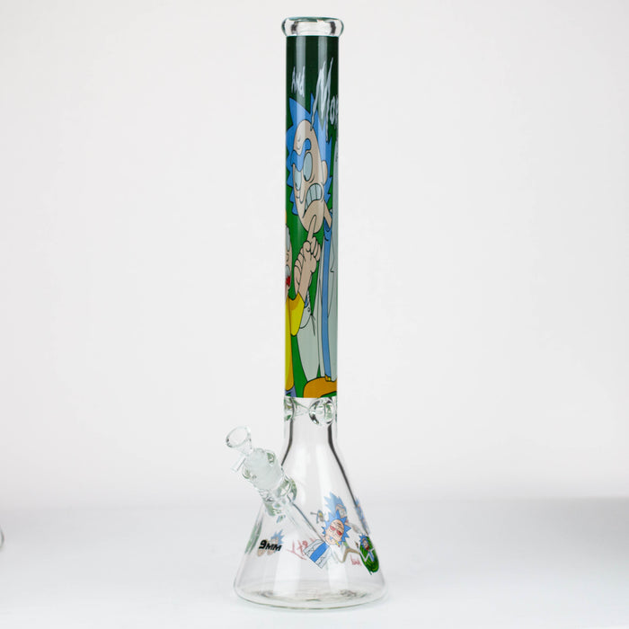 22" RM Cartoon 9 mm glass water bong [16800] Glass Bong ONE 16800-D