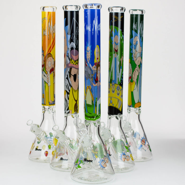 22" RM Cartoon 9 mm glass water bong [16800] Glass Bong ONE