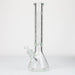 16" Genie pattern 9 mm clear glass water bong [20024] Glass Bong ONE
