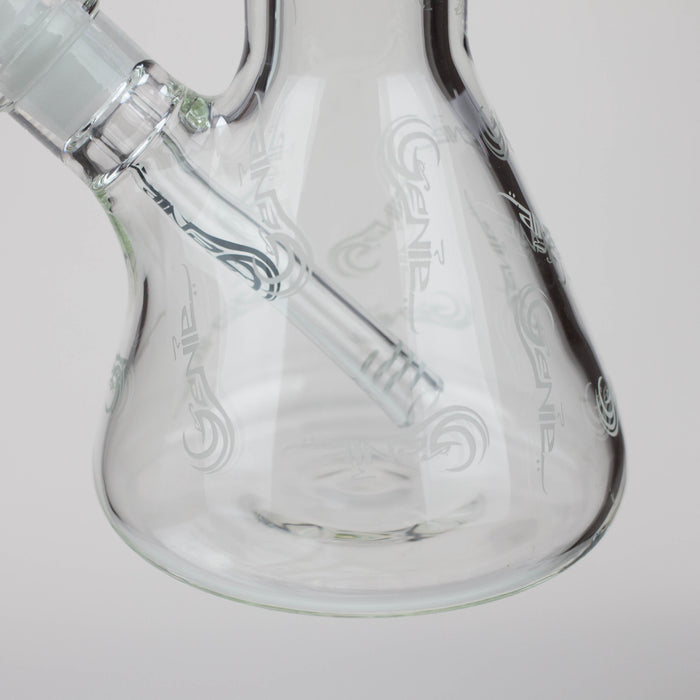 16" Genie pattern 9 mm clear glass water bong [20024] Glass Bong ONE